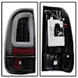 5084712 Driver and Passenger Side LED Tail Light, With bulb(s), Clear Lens, Black Interior, LED Series