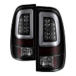 5084729 Driver and Passenger Side LED Tail Light, With bulb(s), Smoked Lens, Black Interior
