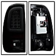 5084729 Driver and Passenger Side LED Tail Light, With bulb(s), Smoked Lens, Black Interior