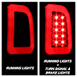 5084729 Driver and Passenger Side LED Tail Light, With bulb(s), Smoked Lens, Black Interior