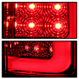 5084767 Driver and Passenger Side LED Tail Light, With bulb(s), Clear & Red Lens
