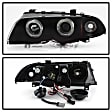 2001 BMW 330xi - Driver and Passenger Side Halogen Headlight, With bulb(s), Smoked Lens, Black Interior, Signature Series