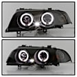 2001 BMW 330xi - Driver and Passenger Side Halogen Headlight, With bulb(s), Smoked Lens, Black Interior, Signature Series