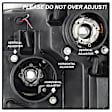2016 Ram 3500 - Driver and Passenger Side Halogen Headlight, With bulb(s),  Model Only, Does Not Fit Models With Factory Projector s and LED Daytime Running Light, Clear Lens, Black Interior, Signature Series