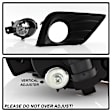 5084958 Front, Driver and Passenger Side Fog Light, Sedan