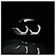 5085047 Driver and Passenger Side Halogen Headlight, With bulb(s), Smoked Lens, Chrome Interior, Signature Series