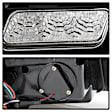 2010 Ford Mustang - Driver and Passenger Side LED Tail Light, With bulb(s), With Sequential Turn Signal, Clear Lens, Black Interior