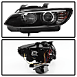 2009 BMW 335i xDrive - Driver and Passenger Side Halogen Headlight, With bulb(s), Clear Lens, Black Interior, Signature Series
