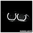 2009 BMW 335i xDrive - Driver and Passenger Side Halogen Headlight, With bulb(s), Clear Lens, Black Interior, Signature Series