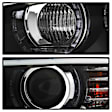 2009 BMW 335i xDrive - Driver and Passenger Side Halogen Headlight, With bulb(s), Clear Lens, Black Interior, Signature Series