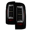 5085252 Driver and Passenger Side LED Tail Light, With bulb(s), Smoked Lens, Black Interior