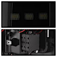 5085252 Driver and Passenger Side LED Tail Light, With bulb(s), Smoked Lens, Black Interior