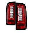 5085269 Driver and Passenger Side LED Tail Light, With bulb(s), Clear & Red Lens