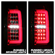 5085269 Driver and Passenger Side LED Tail Light, With bulb(s), Clear & Red Lens