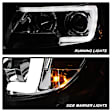 5085276 Driver and Passenger Side Halogen Headlight, With bulb(s), Clear Lens, Chrome Interior, Signature Series