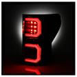5085368 Driver and Passenger Side LED Tail Light, With bulb(s), Clear Lens, Black Interior