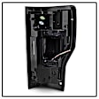 5085610 Driver and Passenger Side LED Tail Light, With bulb(s), Clear Lens, Black Interior