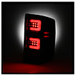 5085856 Driver and Passenger Side LED Tail Light, With bulb(s), Clear Lens, Black Interior