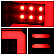 5085856 Driver and Passenger Side LED Tail Light, With bulb(s), Clear Lens, Black Interior