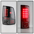 5085900 Driver and Passenger Side Incandescent Tail Light, With bulb(s), Clear Lens, Black Interior