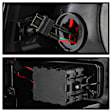 5085900 Driver and Passenger Side Incandescent Tail Light, With bulb(s), Clear Lens, Black Interior