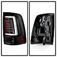 5085931 Driver and Passenger Side LED Tail Light, With bulb(s), Clear Lens, Black Interior