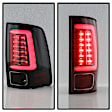5085931 Driver and Passenger Side LED Tail Light, With bulb(s), Clear Lens, Black Interior