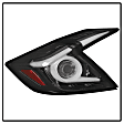2017 Honda Civic - Driver and Passenger Side LED Tail Light, With bulb(s), Clear Lens, Black Interior