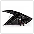2017 Honda Civic - Driver and Passenger Side LED Tail Light, With bulb(s), Clear Lens, Black Interior