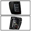 5086150 Driver and Passenger Side LED Tail Light, With bulb(s), Smoked Lens, Black Interior