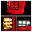 5086150 Driver and Passenger Side LED Tail Light, With bulb(s), Smoked Lens, Black Interior