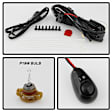 2012 Ford Escape - Front, Driver and Passenger Side Halogen Fog Light, With bulb(s)