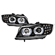 5086488 Driver and Passenger Side Halogen/LED Combo Headlight, With bulb(s), Clear Lens, Black Interior, Signature Series