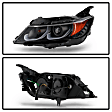 2018 Chevrolet Impala - Driver and Passenger Side Halogen Headlight, With bulb(s), Clear Lens, Black Interior, Signature Series