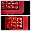 5086662 Driver and Passenger Side LED Tail Light, With bulb(s), Smoked Lens, Black Interior