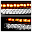 5086785 Bumper Light - Black, Direct Fit