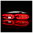 5087232 Driver and Passenger Side LED Tail Light, With bulb(s), Clear Lens, Black Interior