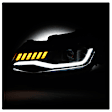 2016 Chevrolet Camaro - Driver and Passenger Side Halogen Headlight, Without bulb(s), Clear Lens, Black Interior, Signature Series