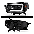 5087454 Driver and Passenger Side Halogen Headlight, With bulb(s), Clear Lens, Black Interior, Signature Series