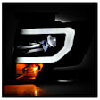5087591 Driver and Passenger Side Halogen/LED Combo Headlight, With bulb(s), Clear Lens, Black Interior, Platinum Series