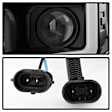 5087669 Driver and Passenger Side Halogen/LED Headlight, With bulb(s), Clear Lens, Black Interior, Platinum Series