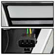 5087669 Driver and Passenger Side Halogen/LED Headlight, With bulb(s), Clear Lens, Black Interior, Platinum Series