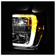 5087744 Driver and Passenger Side Halogen/LED Combo Headlight, With bulb(s), Clear Lens, Black Interior, Platinum Series