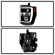 5087751 Driver and Passenger Side Halogen/LED Combo Headlight, With bulb(s), Clear Lens, Chrome Interior, Platinum Series