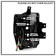 5087751 Driver and Passenger Side Halogen/LED Combo Headlight, With bulb(s), Clear Lens, Chrome Interior, Platinum Series