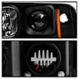 5088079 Driver and Passenger Side Halogen/LED Headlight, With bulb(s), Clear Lens, Black Interior, Platinum Series