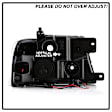 2005 Ford F-150 - Driver and Passenger Side Halogen/LED Headlight, With bulb(s), Clear Lens, Black Interior, Platinum Series