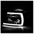 2005 Ford F-150 - Driver and Passenger Side Halogen/LED Headlight, With bulb(s), Clear Lens, Black Interior, Platinum Series