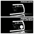 2005 Ford F-150 - Driver and Passenger Side Halogen/LED Headlight, With bulb(s), Clear Lens, Black Interior, Platinum Series