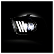 5088192 Driver and Passenger Side Halogen/LED Combo Headlight, With bulb(s), Clear Lens, Black Interior, Apex Series